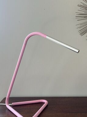 IKEA Harte LED Work Lamp Minamalist Office Home Pink Adjustable USB